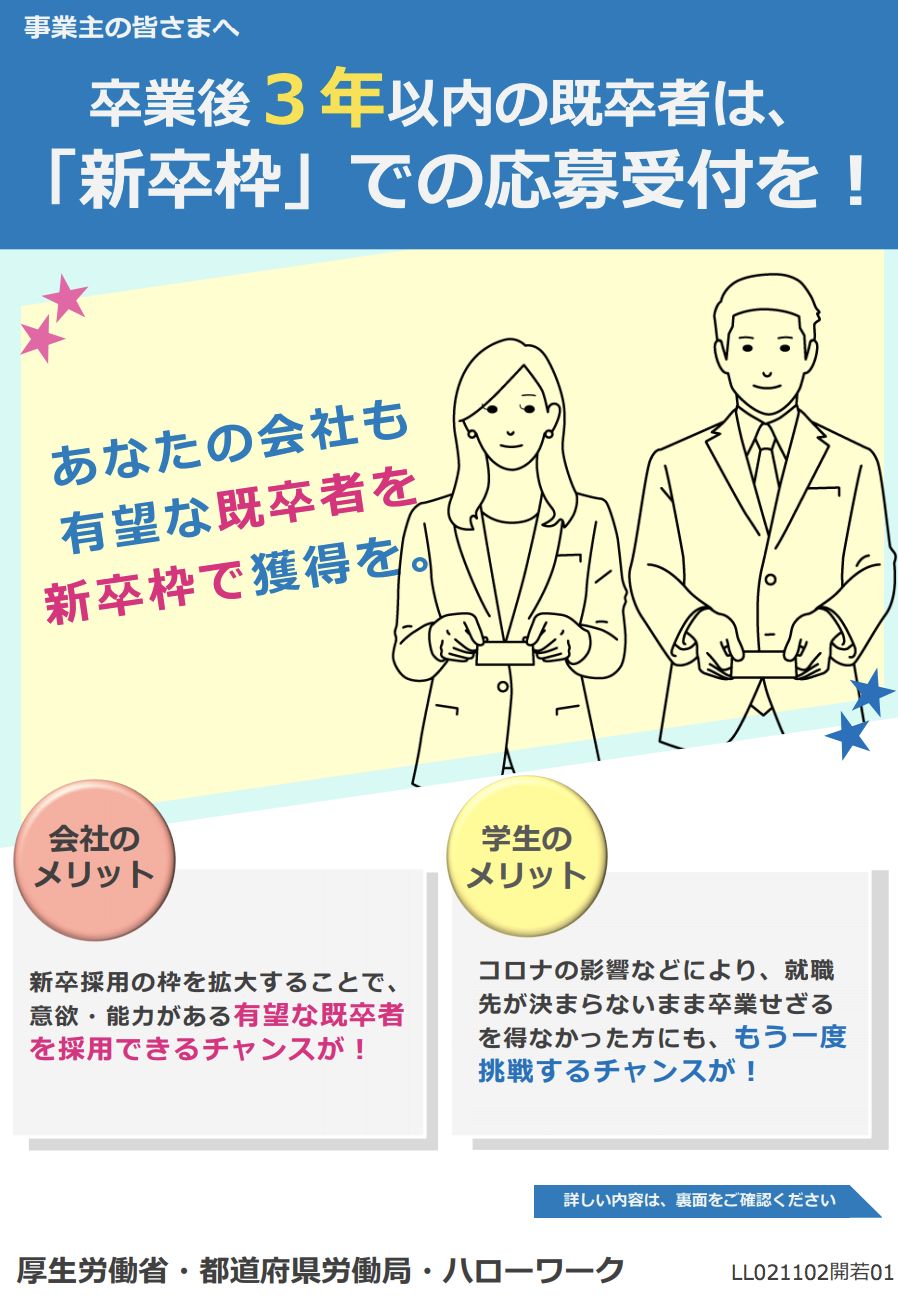 厚生労働省-既卒採用